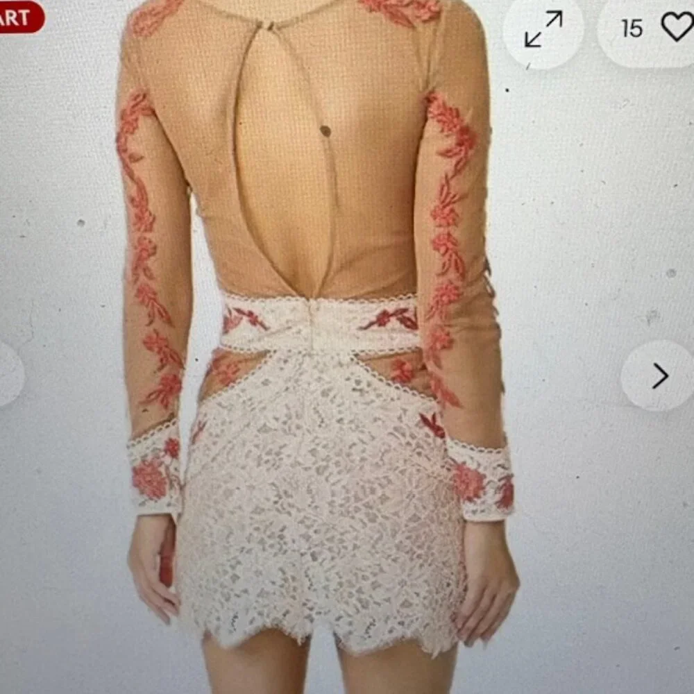 For Love and Lemons Tulle Matador Dress, Sz M - Picture 7 of 15